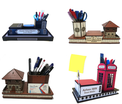 4 l&uuml; kalem set - 470-400