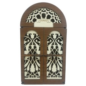 Lale Motifli Dekoratif Ahşap Anahtar Askısı